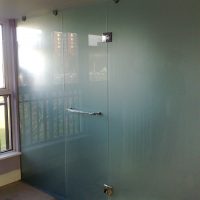 Etched Shower Enclosure